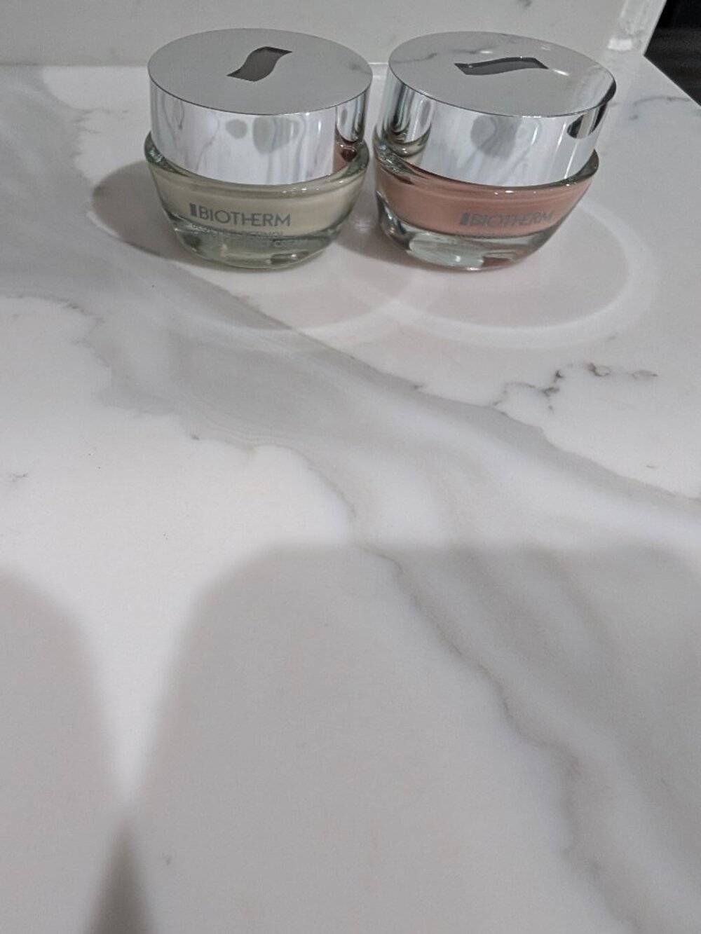Biotherm blue peptide blue pro retinol multi correct cream and uplift cream duo